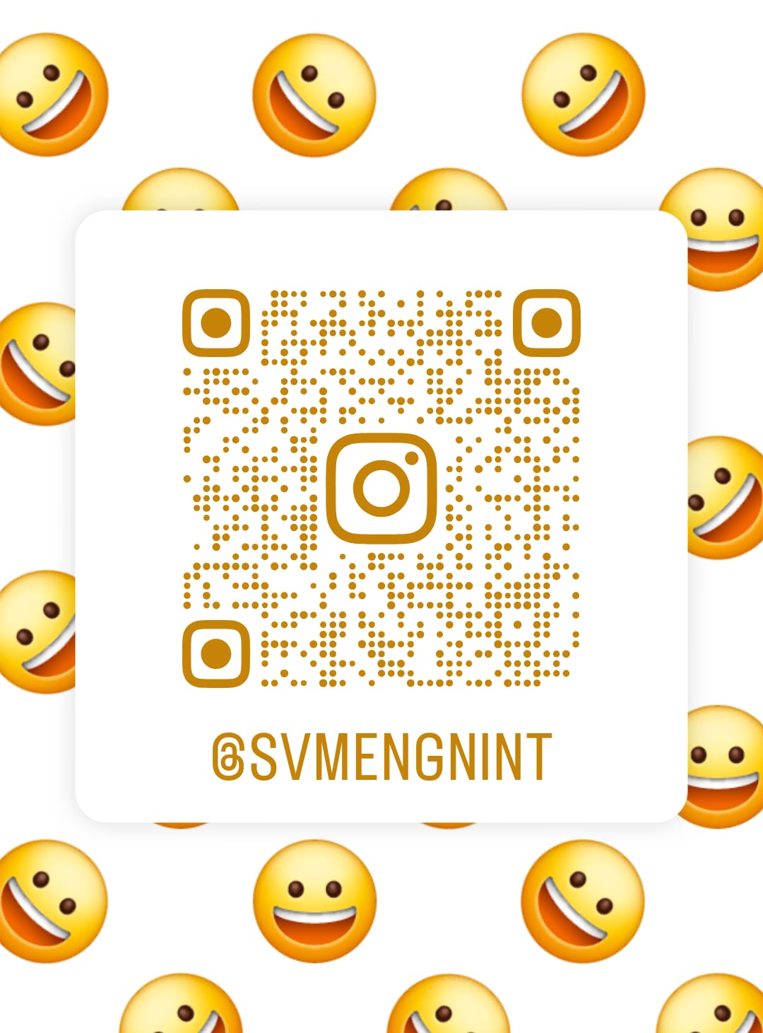 Instagram QR Code for SVM Engineers